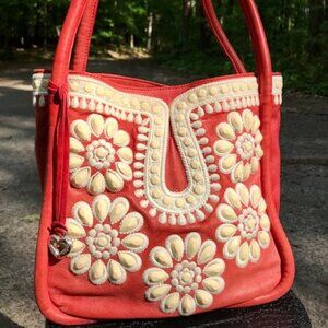 Brighton, Coral-Red, Winslet Handbag
